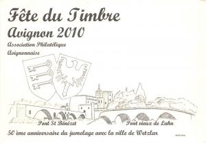 BR29033 Fete du Timbre Avignon 2010 france