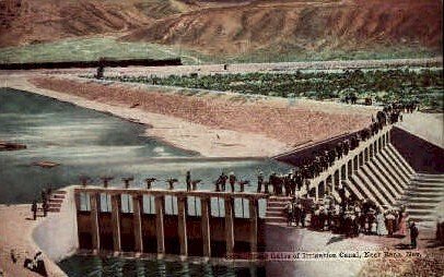 Head Gates of Irrigational Canal in Reno, Nevada