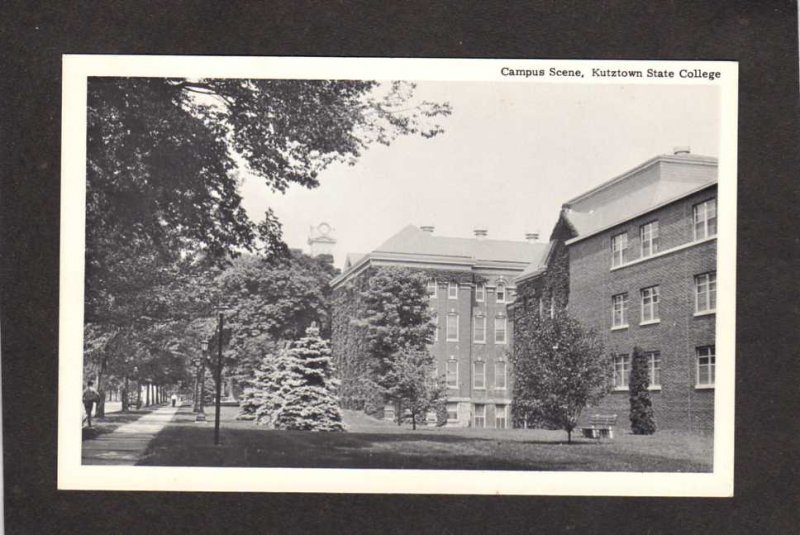 PA Campus Bldgs Buildings Kutztown Penn Pennsylvania Postcard