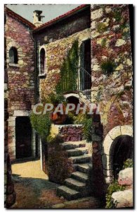 Modern Postcard Eze Village the castle of the Prince of Sweden