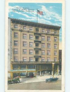 Damaged-Back W-Border HOTEL SCENE San Francisco California CA B4660