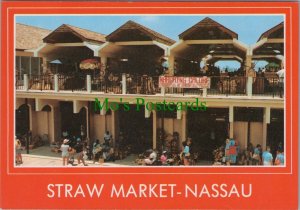 Bahamas Postcard - Nassau, The Native Straw Market RR19391