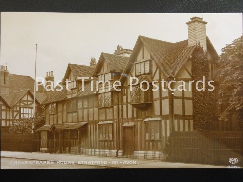 c1934 RP 'C'hakespeares (Shakespeares) House, Stratford on Avon (wrong spelling)