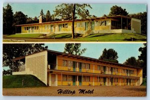 1960 Albany New York Postcard Hilltop Motel Wold Road North Central Avenue Road