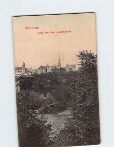 Postcard View from Felsenkanzel Görlitz Germany