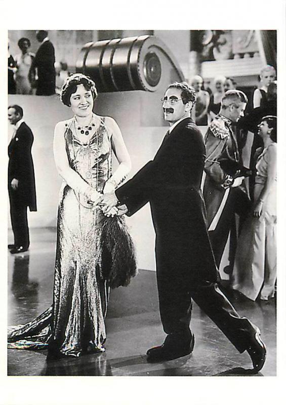 The Marx Brothers in Duck Soup Movie Postcard #2 Dance Floor