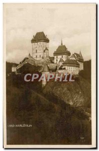 Old Postcard Hrad Karlštejn