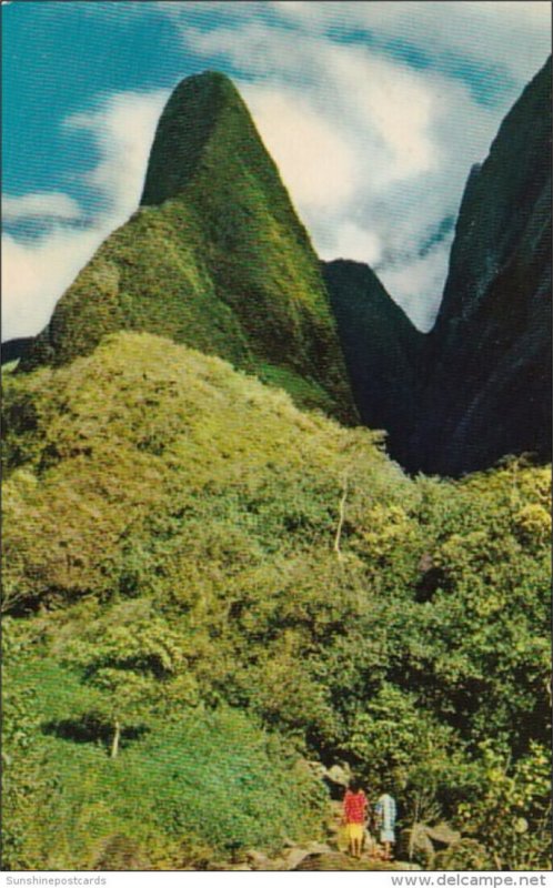 Hawaii Maui The Needle In Iao Valley Near Wailuku