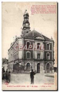 Romilly sur Seine Old Postcard L & # City 39hotel