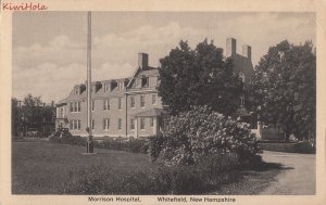 Postcard Morrison Hospital Whitefield New Hampshire NH