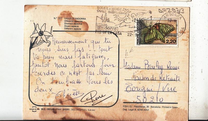 BF29313   multi views  valls d andorra  front/back image