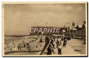 Old Postcard Mers Les Sains La Digue and Casino