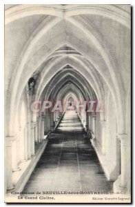Old Postcard Charterhouse of Neuville Montreuil Grand Cloitre