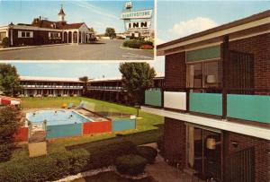 PARSIPPANY NEW JERSEY HEARTHSTONE INN ~MULTI IMAGE POSTCARD 1960