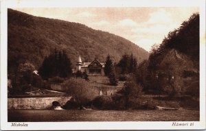 Hungary Miskolcz Hamori to, Hámori Lake Vintage Postcard C240