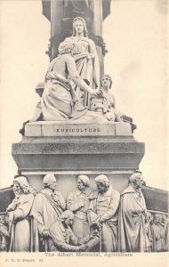 B85780 agriculture   the albert memorial sculpture postcard art   london uk