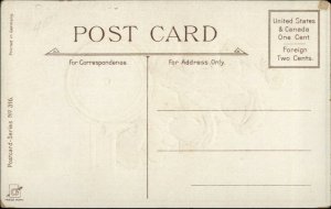 New Year - Kids Celebrate c1910 Frances Brundage c1910 Postcard 