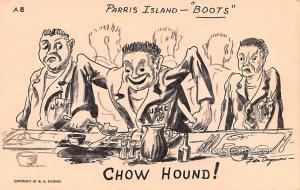 Chow Hound, Parris Island Boots, Ed D Military Comic Unused 