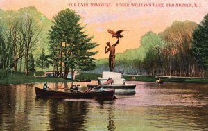 Vintage Postcard The Dyer Memorial Roger Willams Park Providence Rhode Island RI