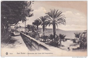 SAN REMO, Panorama del Corso dell' Imperatrice, Liguria, Italy, 00-10s
