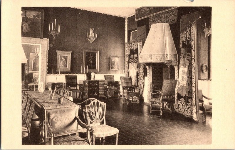 Raphael Room, Isabella Stewart Gardner Museum Boston MA Vtg Postcard L55 