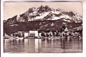 Real Photo, Luzern and Pitatus, Switzerland, Used