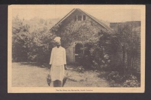 North Carolina Burnsville, The Smoke House at the Nu-Wray Inn (colored chef)  WB