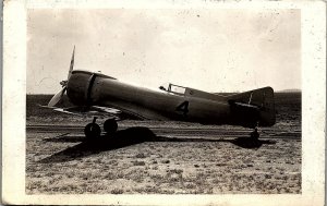 1939 KEITH RIDER R-3/MARCOUX-BROMBERG SPEC RACING AIRPLANE RPPC POSTCARD 38-143