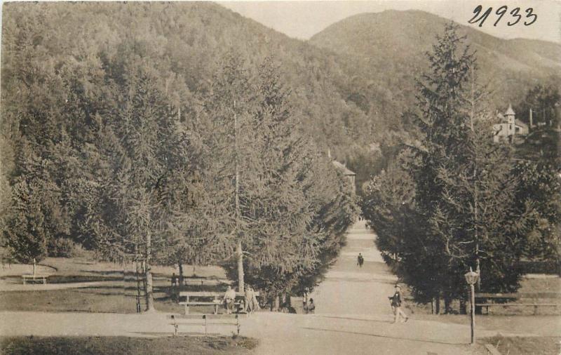 Slanic Moldova Parcul Romania 1930s