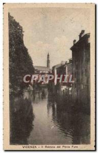 Italia - Italy - Italy - Vicenza - it Retrone del ponte furo - Old Postcard