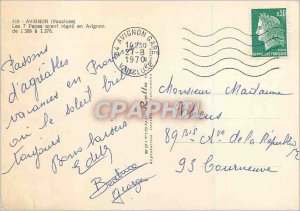 Postcard Modern Avignon (Vaucluse) 7 Popes in Avignon who reign from 1309 to ...