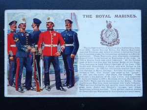 THE ROYAL MARINES History & Traditions c1915 Postcard by Gale & Polden