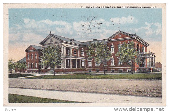 McMahon Barracks, Soldiers Home, MARION, Indiana, PU-1920