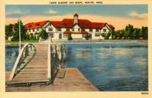 MA - Marion, Cape Cod. Tabor Academy and Town Wharf