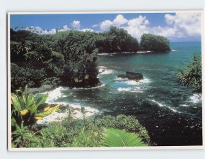 Postcard A Garden in a Valley on the Ocean, Hawaii Botanical Garden, Hawaii