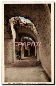 Pompelle - Interior Fort - Central Allee Old Postcard