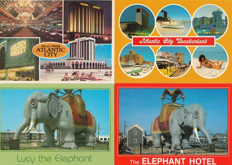 Atlantic City The Elephant Hotel Lucy 4x Postcard s