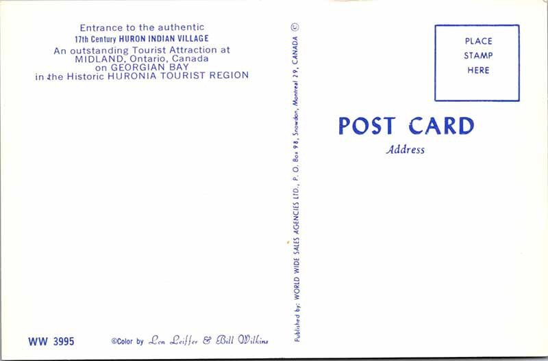 Postcard ROAD SCENE Midland Ontario ON AN1807