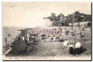 Old Postcard The Ault North Beach and the Casino