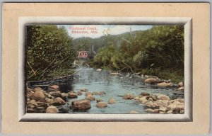 Blackmud Creek Edmonton Alberta 1913 Postcard Novelty Mfg H82 as is