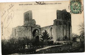 CPA DOUÉ-la-FONTAINE - Ruines de la Collegiale St-DENIS (XII siecle) (207583)