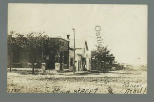 Athol KANSAS RP1909 MAIN STREET nr Smith Center Phillipsburg Osborne GHOST TOWN?