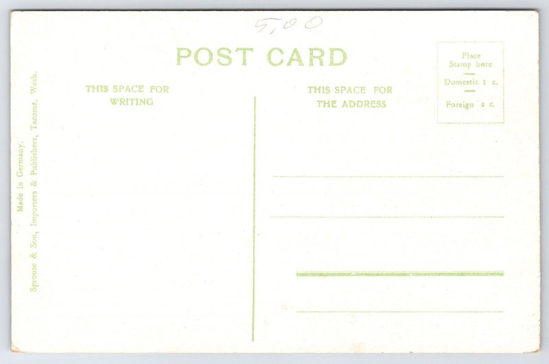 Tacoma Washington~US Army Transport @ Loading Dock~Ship to Phillipines~c1908