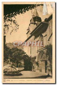 Old Postcard The High Pyrenees Campan Church