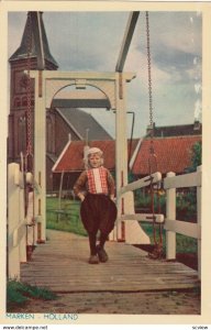MARKEN , Netherlands , 00-10s ;  Child on bridge