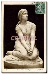 Old Postcard Jeanne D'arc Chapu