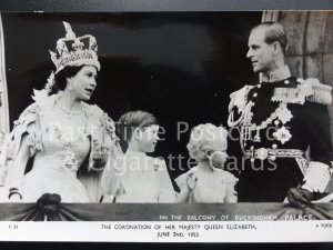 Queen Elizabeth ll Coronation ON THE BALCONY BUCK PAL 2nd June 1953 C33.Tuck RP