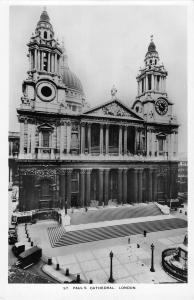 BR80060 st paul s cathedral  london real photo uk