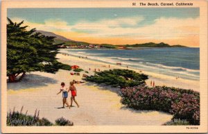 California Carmel The Beach Curteich