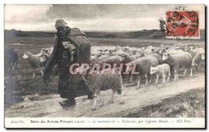 Old Postcard Exhibition 1910 will again Cyprien Boulet Sheep